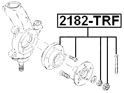 2182-TRF - FRONT WHEEL HUB KIT