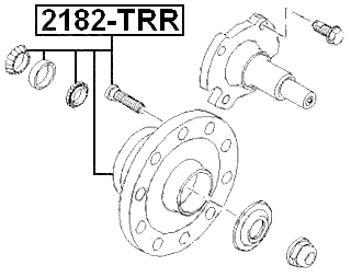 2182-TRR - REAR WHEEL HUB