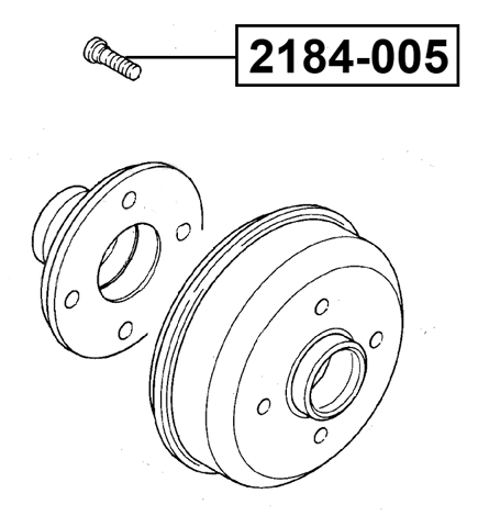 2184-005 - WHEEL STUD