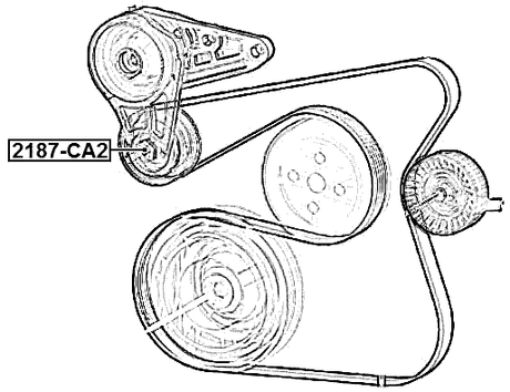 2187-CA2 - TENSION PULLEY