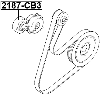2187-CB3 - TENSION PULLEY