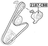2187-CB8 - TENSION PULLEY