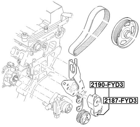 2187-FYD3 - TENSION PULLEY