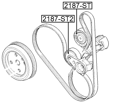 2187-ST - TENSION PULLEY