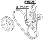 2187-ST2 - TENSION PULLEY