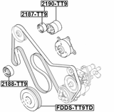 2187-TT9 - TENSION PULLEY
