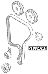 2188-CA1 - PULLEY IDLER TIMING BELT