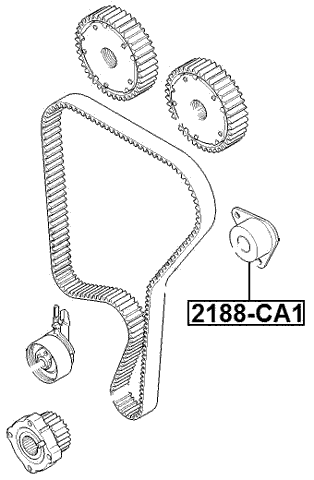 2188-CA1 - PULLEY IDLER TIMING BELT