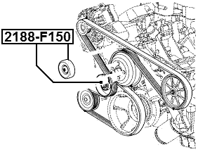 2188-F150 - PULLEY IDLER