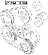 2188-FOCIM - PULLEY IDLER