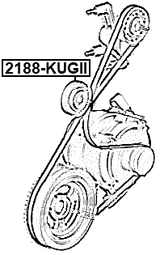 2188-KUGII - PULLEY IDLER