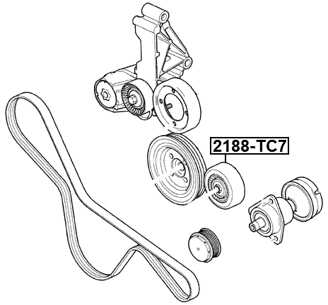 2188-TC7 - PULLEY IDLER KIT