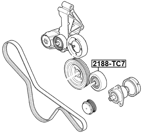 2188-TC7 - PULLEY IDLER KIT