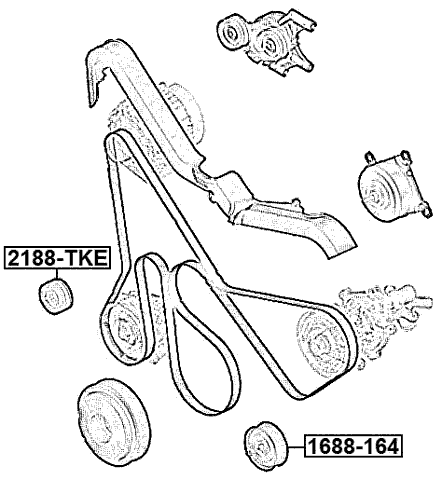 2188-TKE - PULLEY IDLER