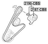 2190-CBS - BELT TENSIONER