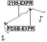 2199-EXPR - STABILIZER REAR D22