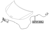 22101-DXL - CABLE ASSEMBLY HOOD LOCK CONTROL