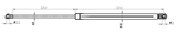 22117-005 - BOOT GAS STRUT L565/560N