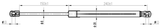 22117-006 - BOOT GAS STRUT L408/470N