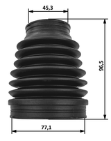 2215P-K520 - BOOT INNER CV JOINT KIT PVC 77.1X96.5X45.3