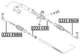 2222-CER - STEERING TIE ROD