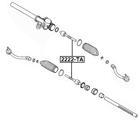 2222-TA - STEERING TIE ROD
