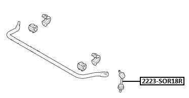 2223-SOR18R - REAR STABILIZER LINK
