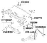 2223-YPR - REAR STABILIZER LINK