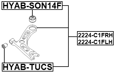 2224-C1FLH - LEFT LOWER FRONT ARM