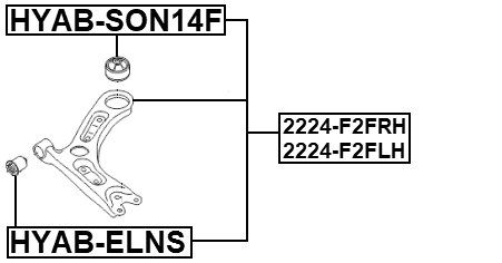 2224-F2FRH - RIGHT LOWER FRONT ARM