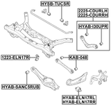 2225-CDURLH - LEFT REAR UPPER ROD