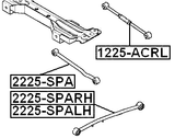 2225-SPARH - REAR RIGHT TRAILING ROD