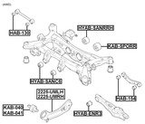 2225-UMRH - REAR RIGHT TRAILING ROD