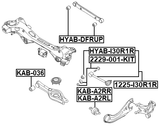 2229-001-KIT - REPAIR KIT, CAMBER ADJUSTING ECCENTRIC BOLT