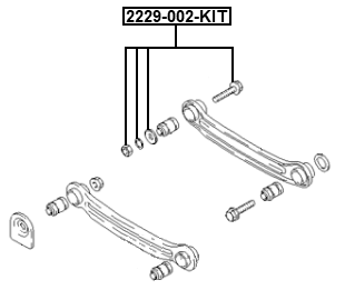 2229-002-KIT - REPAIR KIT, CAMBER ADJUSTING ECCENTRIC BOLT