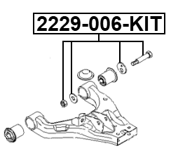 2229-006-KIT - REPAIR KIT, CAMBER ADJUSTING ECCENTRIC BOLT