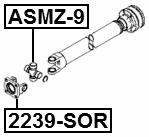 2239-SOR - PROPSHAFT FLANGE YOKE