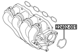 22402-001 - GASKET, THROTTLE BODY
