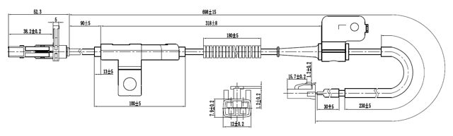 22606-001 - ABS SENSOR FRONT LEFT