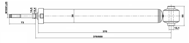 22651992R - REAR SHOCK ABSORBER