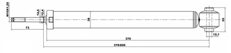 22651992R - REAR SHOCK ABSORBER