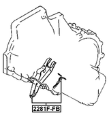 2281F-FB - CLUTCH RELEASE FORK