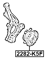 2282-K5F - FRONT WHEEL HUB