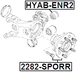 2282-SPORR - REAR WHEEL HUB