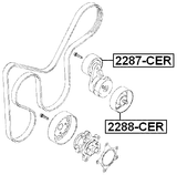 2287-CER - PULLEY TENSIONER KIT