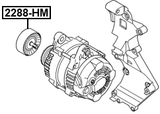 2288-HM - PULLEY IDLER