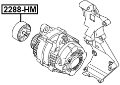 2288-HM - PULLEY IDLER