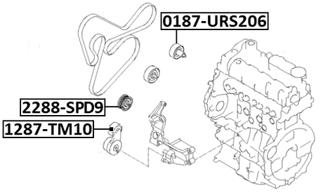 2288-SPD9 - PULLEY IDLER