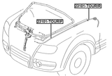 23101-TOURIF - CABLE ASSEMBLY HOOD LOCK CONTROL