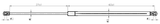 23117-006 - BONNET GAS STRUT L692/380N